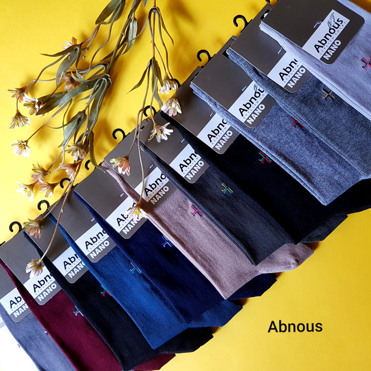 جوراب ساقدار مردانه ۸۵٪پنبه برند آبنوس بسته ۱۲ جفتی سایز: ۴۱تا۴۴ قیمت عمده از تولید به مصرف در هر بسته امکان تغییر رنگ می باشد