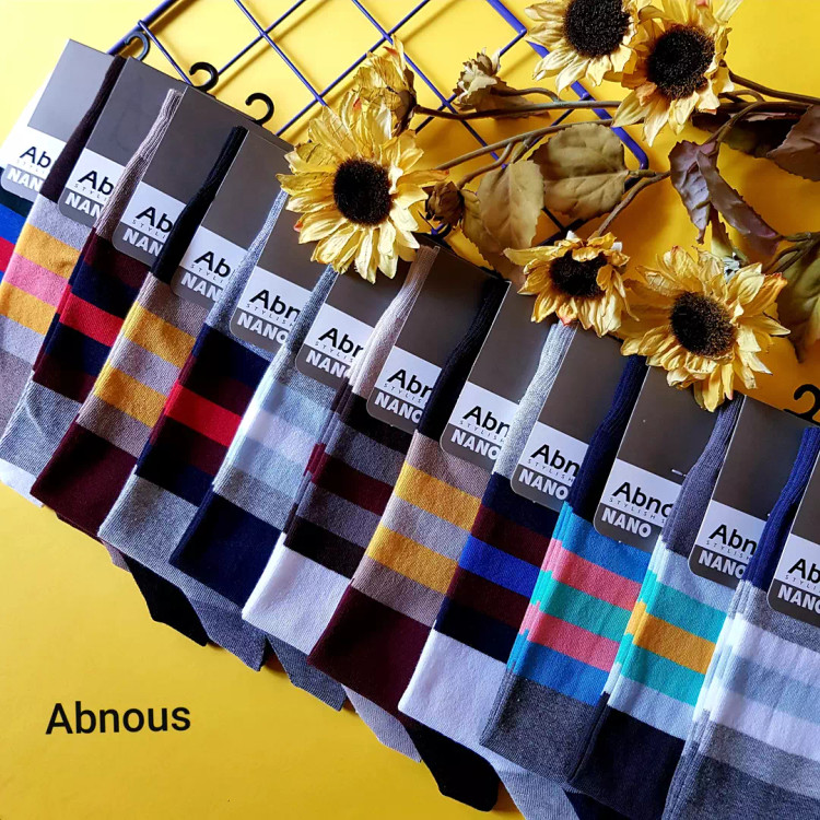 جوراب ساقدار مردانه ۸۵٪پنبه برند آبنوس بسته ۱۲ جفتی سایز: ۴۱تا۴۴ قیمت عمده از تولید به مصرف در هر بسته امکان تغییر رنگ می باشد