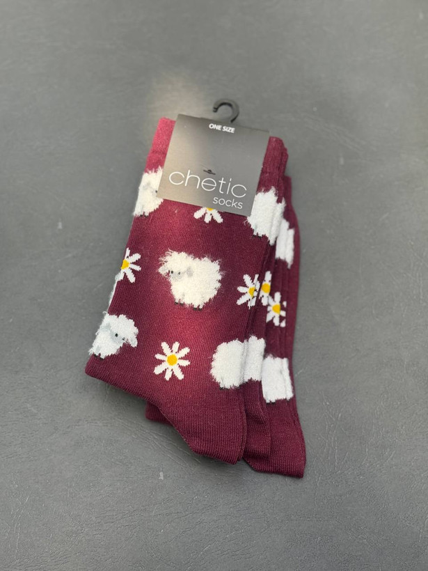 جوراب زنانه برند چتیک ترکیه ٪ ۸۰ پنبه سایز ۳۶ تا ۴۱