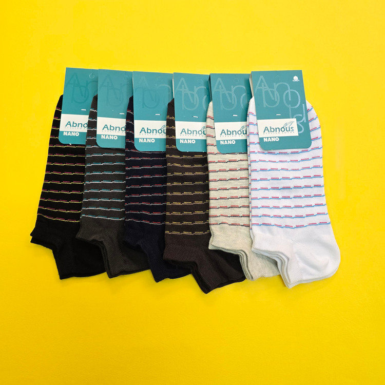 جوراب مچی مردانه ۸۵٪پنبه برند آبنوس بسته۱۲ جفتی قیمت عمده از تولید به مصرف سایز: ۴۱تا۴۴ لطفا برا خرید عمده تماس بگیرید