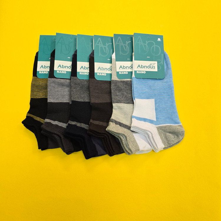 جوراب مچی مردانه ۸۵٪پنبه برند آبنوس بسته۱۲ جفتی قیمت عمده از تولید به مصرف سایز: ۴۱تا۴۴ لطفا برا خرید عمده تماس بگیرید