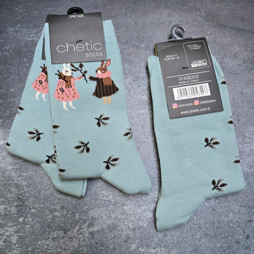 جوراب زنانه برند چتیک ترکیه ٪ ۸۰ پنبه سایز: ۳۶ تا ۴۱