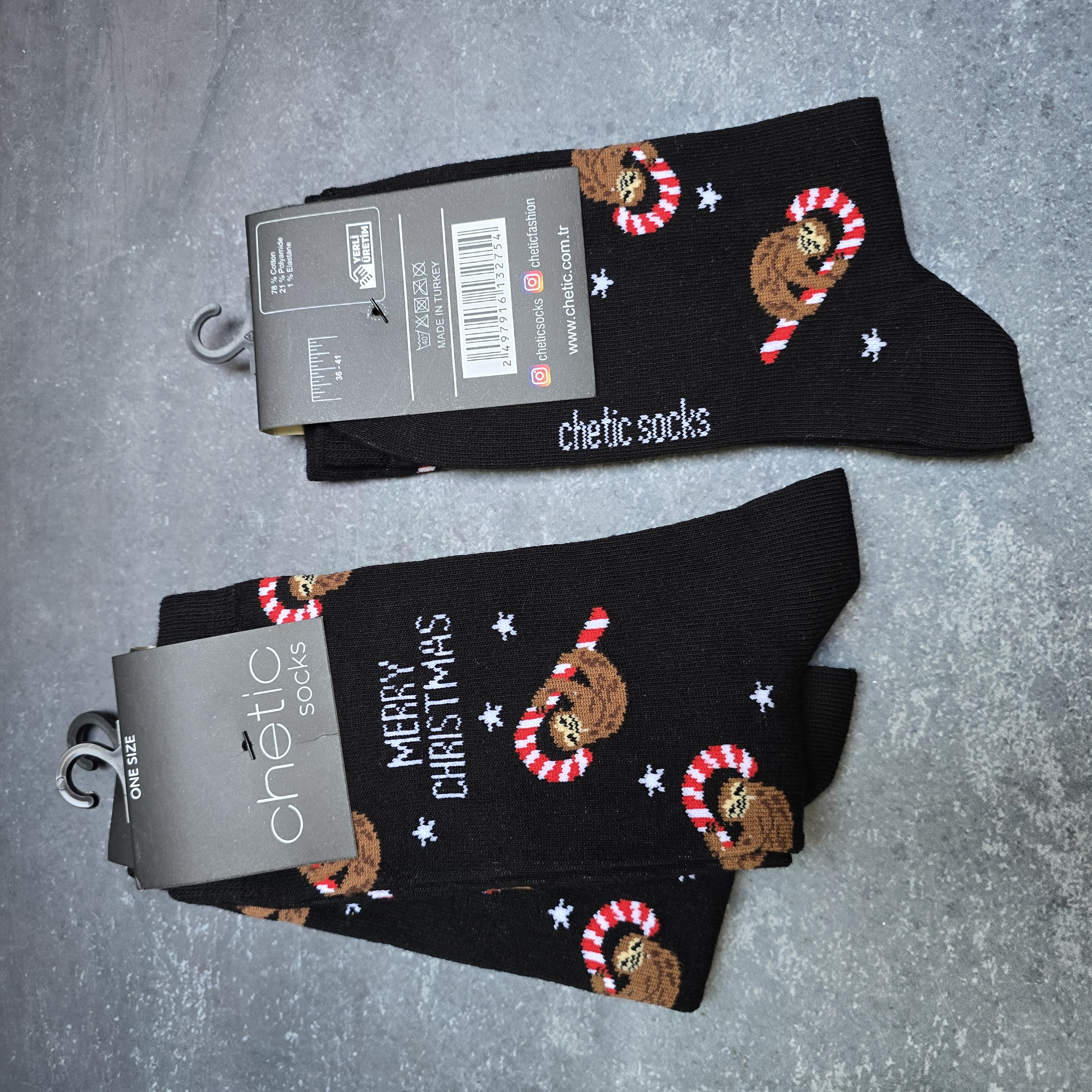 جوراب زنانه برند چتیک ترکیه ٪ ۸۰ پنبه سایز: ۳۶ تا ۴۱