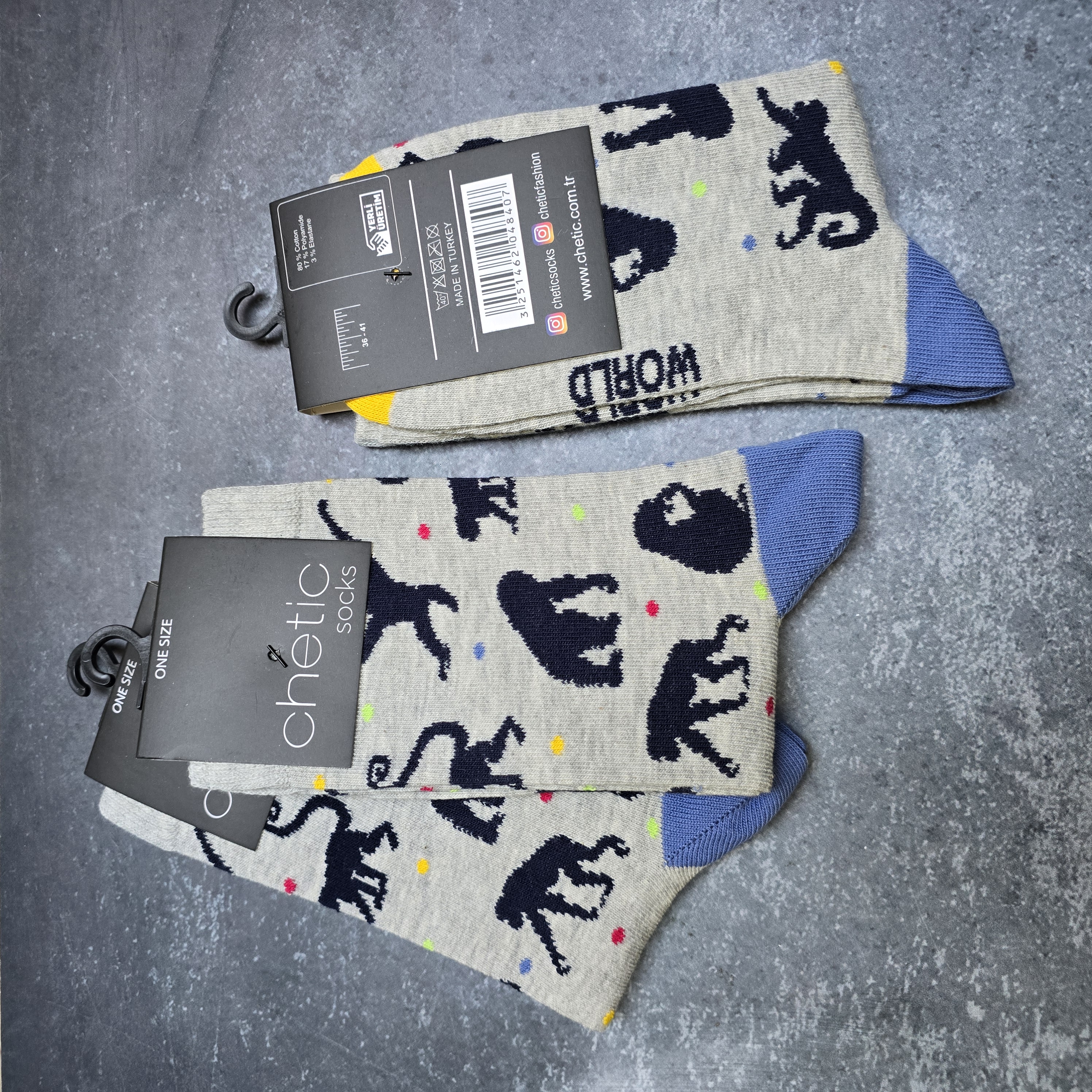 جوراب زنانه برند چتیک ترکیه ٪ ۸۰ پنبه سایز: ۳۶ تا ۴۱