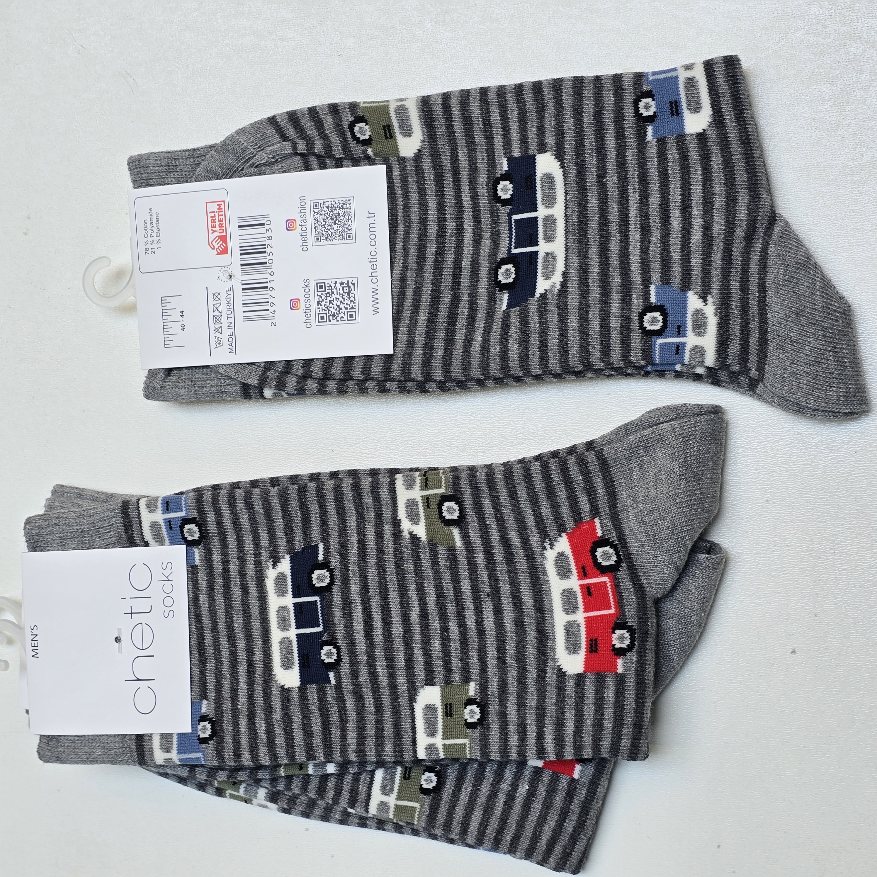 جوراب مردانه برند چتیک ترکیه ٪ ۸۰ پنبه سایز: ۴۰ تا ۴۴