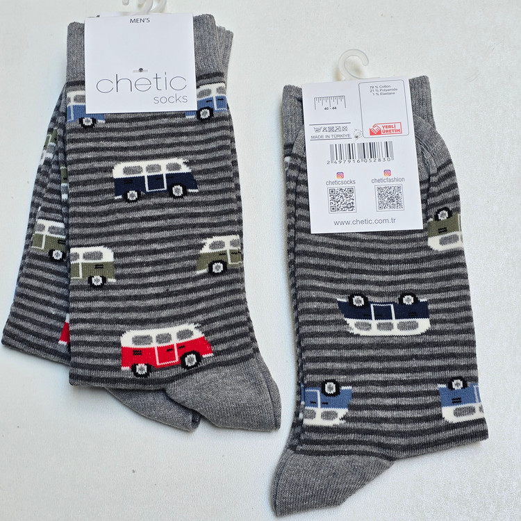 جوراب مردانه برند چتیک ترکیه ٪ ۸۰ پنبه سایز: ۴۰ تا ۴۴