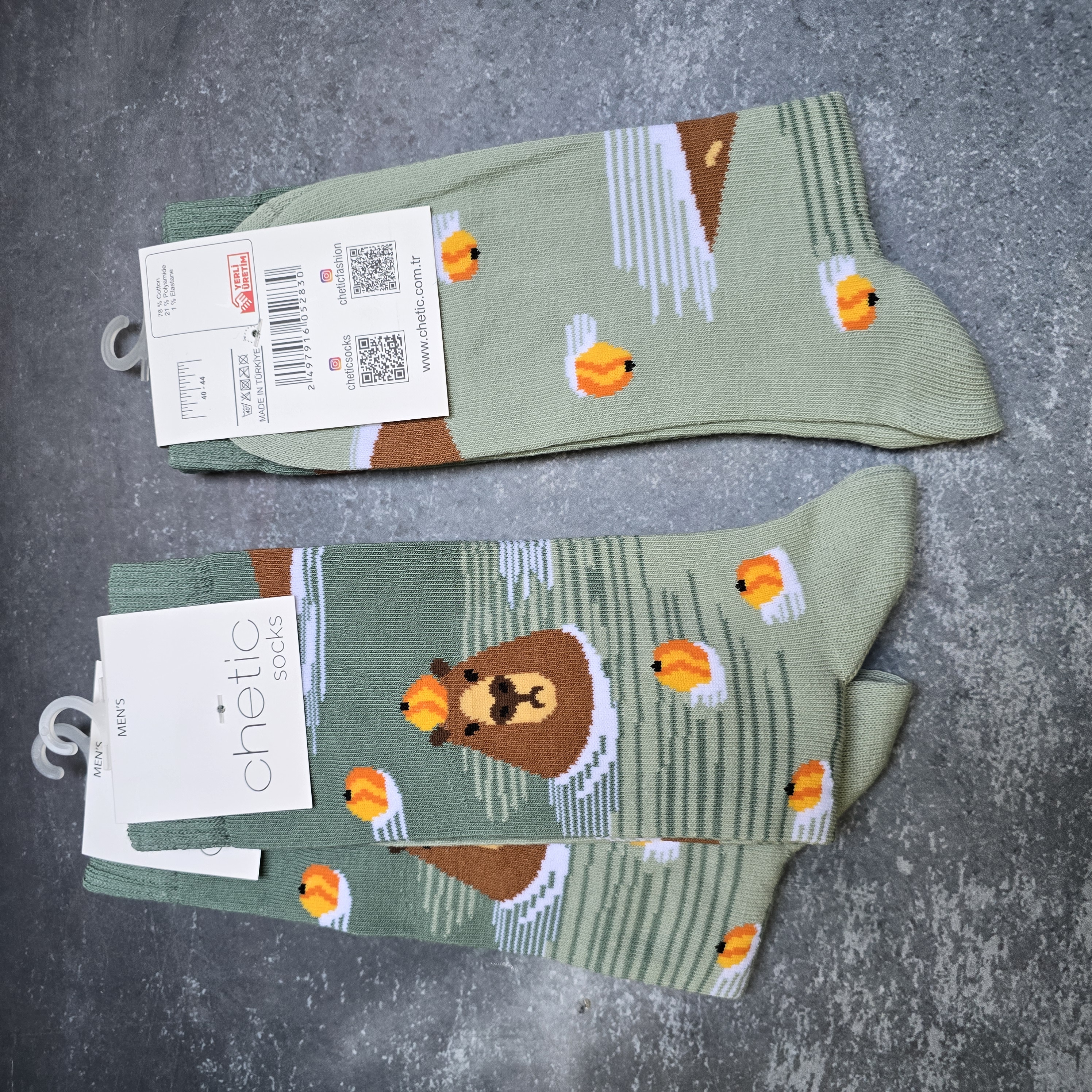 جوراب مردانه برند چتیک ترکیه ٪ ۸۰ پنبه سایز: ۴۰ تا ۴۴