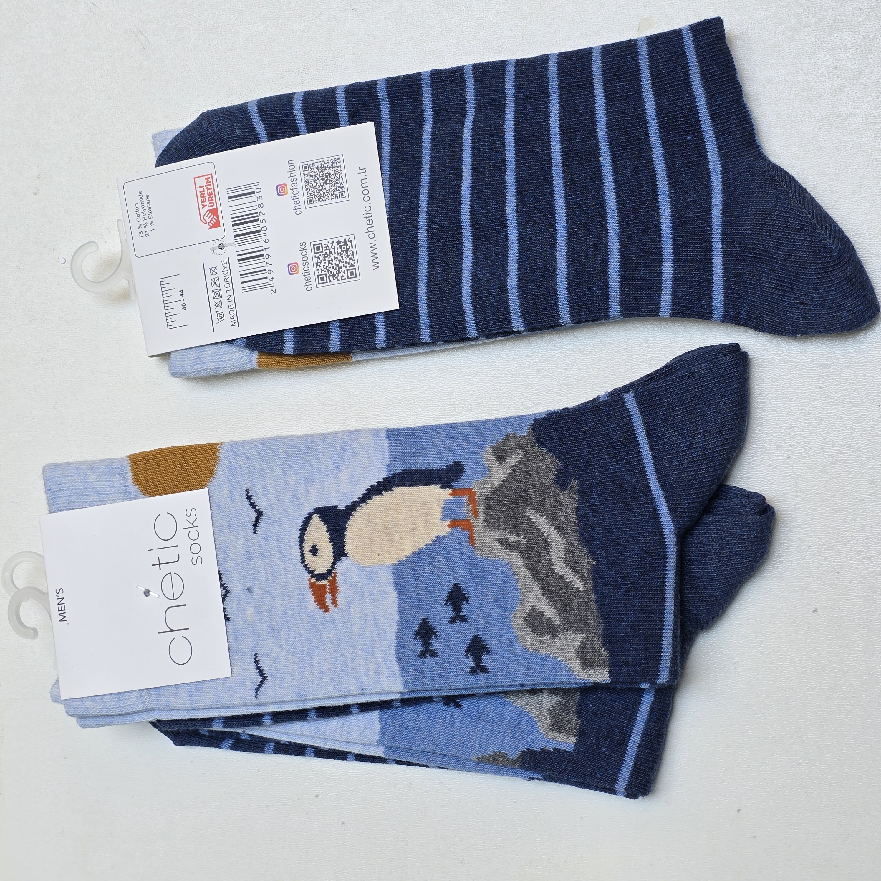 جوراب مردانه برند چتیک ترکیه ٪ ۸۰ پنبه سایز: ۴۰ تا ۴۴
