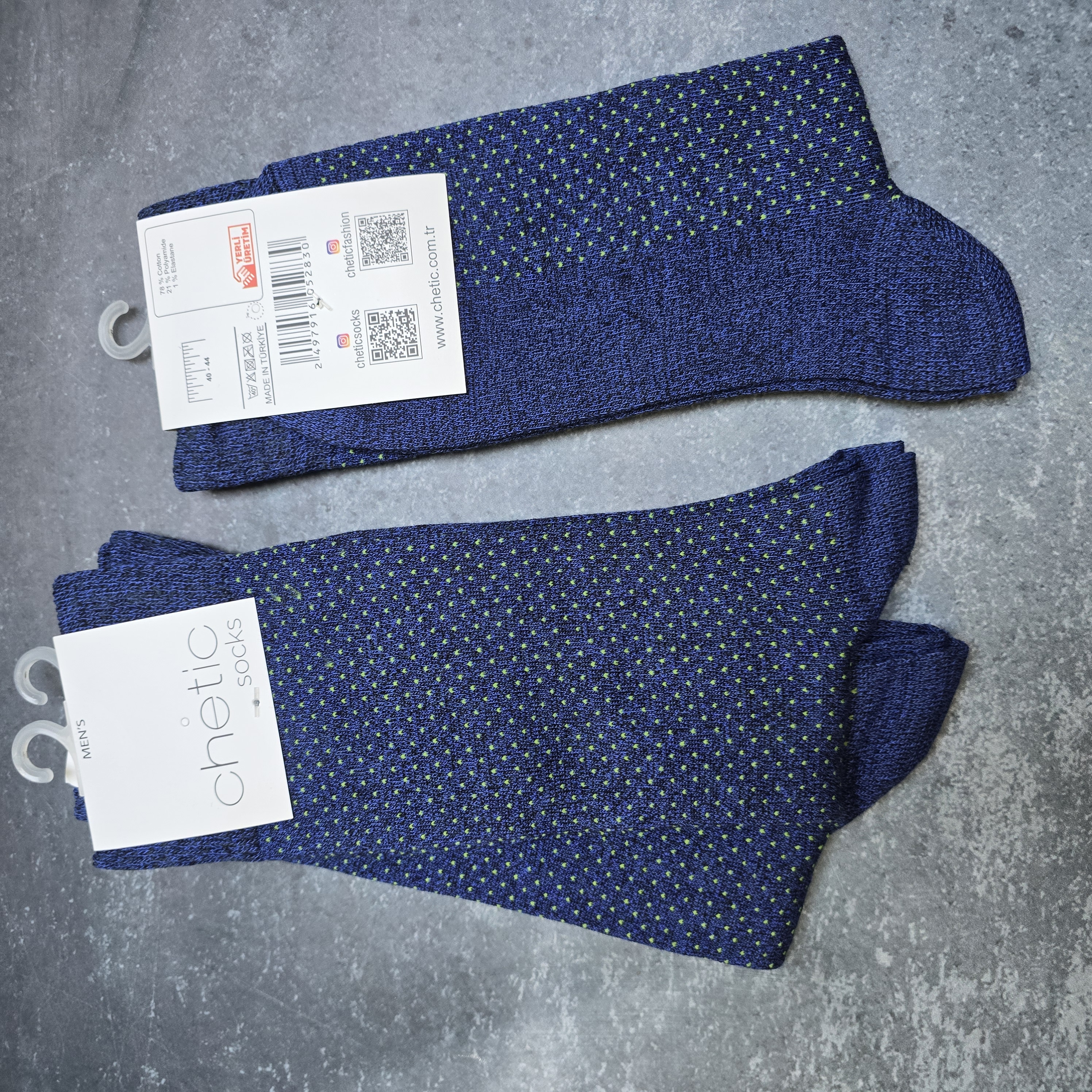 جوراب مردانه برند چتیک ترکیه ٪ ۸۰ پنبه سایز: ۴۰ تا ۴۴