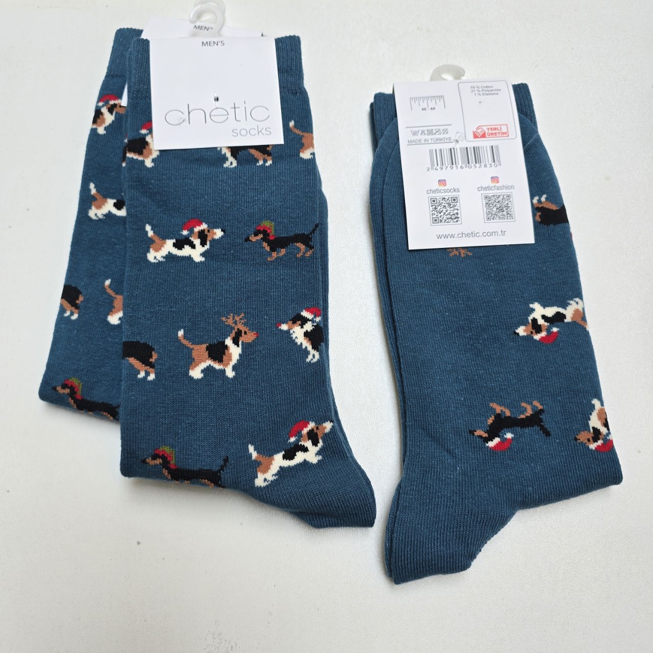 جوراب مردانه برند چتیک ترکیه ٪ ۸۰ پنبه سایز: ۴۰ تا ۴۴