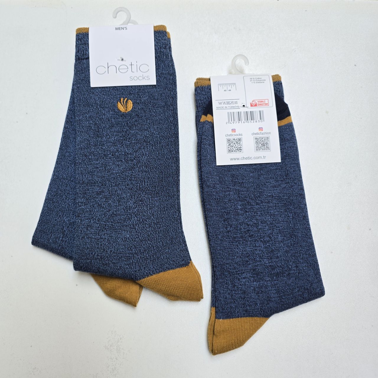جوراب مردانه برند چتیک ترکیه ٪ ۸۰ پنبه سایز: ۴۰ تا ۴۴