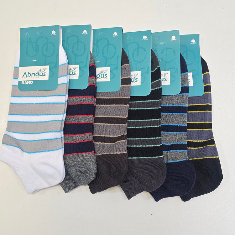 ۸۵٪پنبه برند آبنوس بسته۱۲ جفتی قیمت عمده از تولید به مصرف سایز: ۴۱تا۴۴ لطفا برا خرید عمده تماس بگیرید