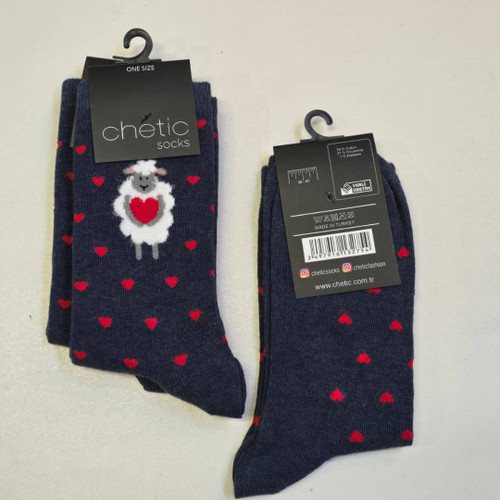 جوراب زنانه برند چتیک ترکیه ٪ ۸۰ پنبه سایز: ۳۶ تا ۴۱