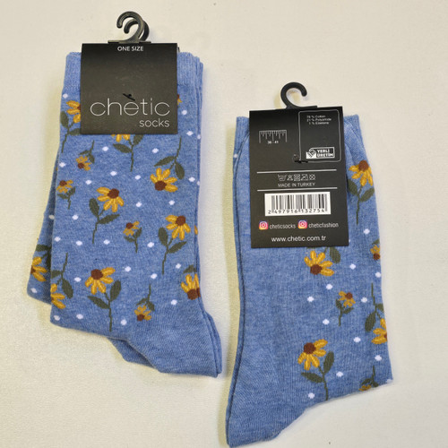 جوراب زنانه برند چتیک ترکیه ٪ ۸۰ پنبه سایز: ۳۶ تا ۴۱