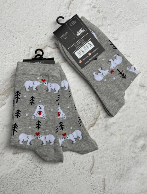 جوراب زنانه برند چتیک ترکیه ٪ ۸۰ پنبه سایز: ۳۶ تا ۴۱