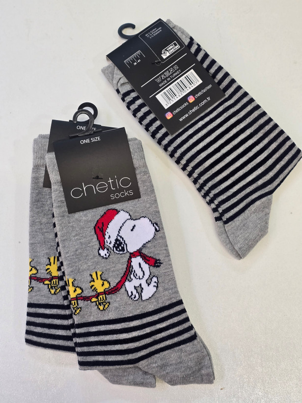 جوراب زنانه برند چتیک ترکیه ٪ ۸۰ پنبه سایز: ۳۶ تا ۴۱