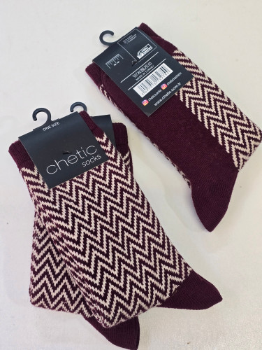 جوراب زنانه برند چتیک ترکیه ٪۸۰ پنبه ( ضخیم ) سایز: ۳۶ تا ۴۱