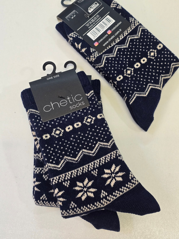 جوراب زنانه برند چتیک ترکیه ٪۸۰ پنبه ( ضخیم ) سایز: ۳۶ تا ۴۱