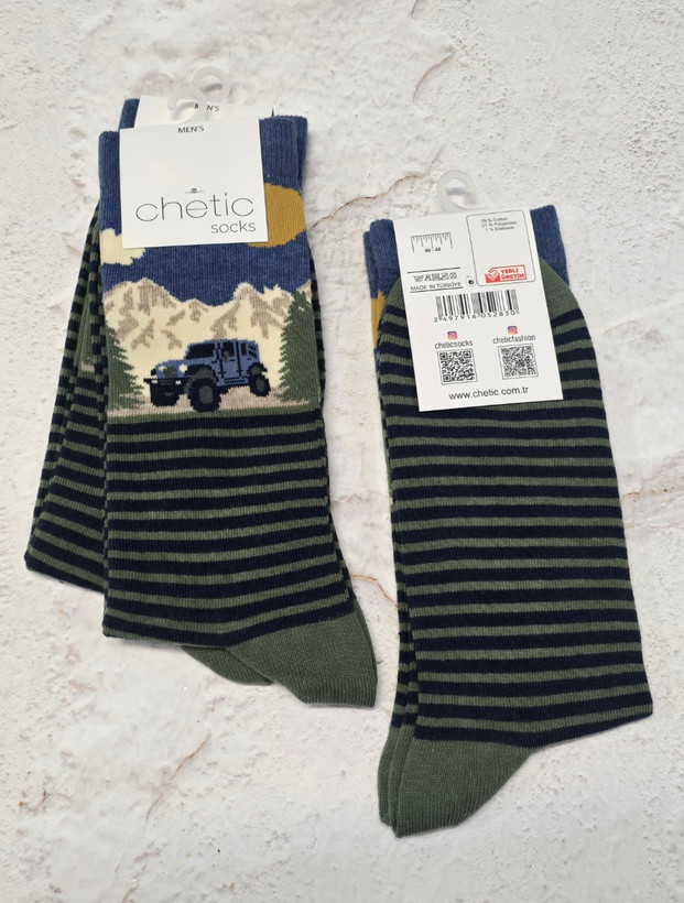 جوراب مردانه برند چتیک ترکیه ٪ ۸۰ پنبه سایز: ۴۰ تا ۴۴