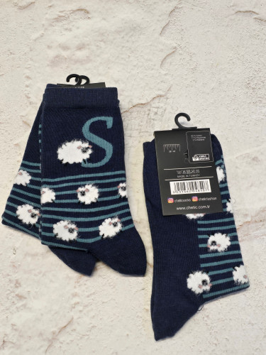 جوراب زنانه برند چتیک ترکیه ٪ ۸۰ پنبه سایز: ۳۶ تا ۴۱