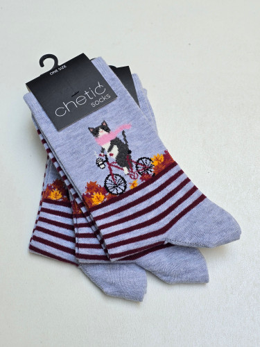 جوراب زنانه برند چتیک ترکیه ٪ ۸۰ پنبه سایز: ۳۶ تا ۴۱